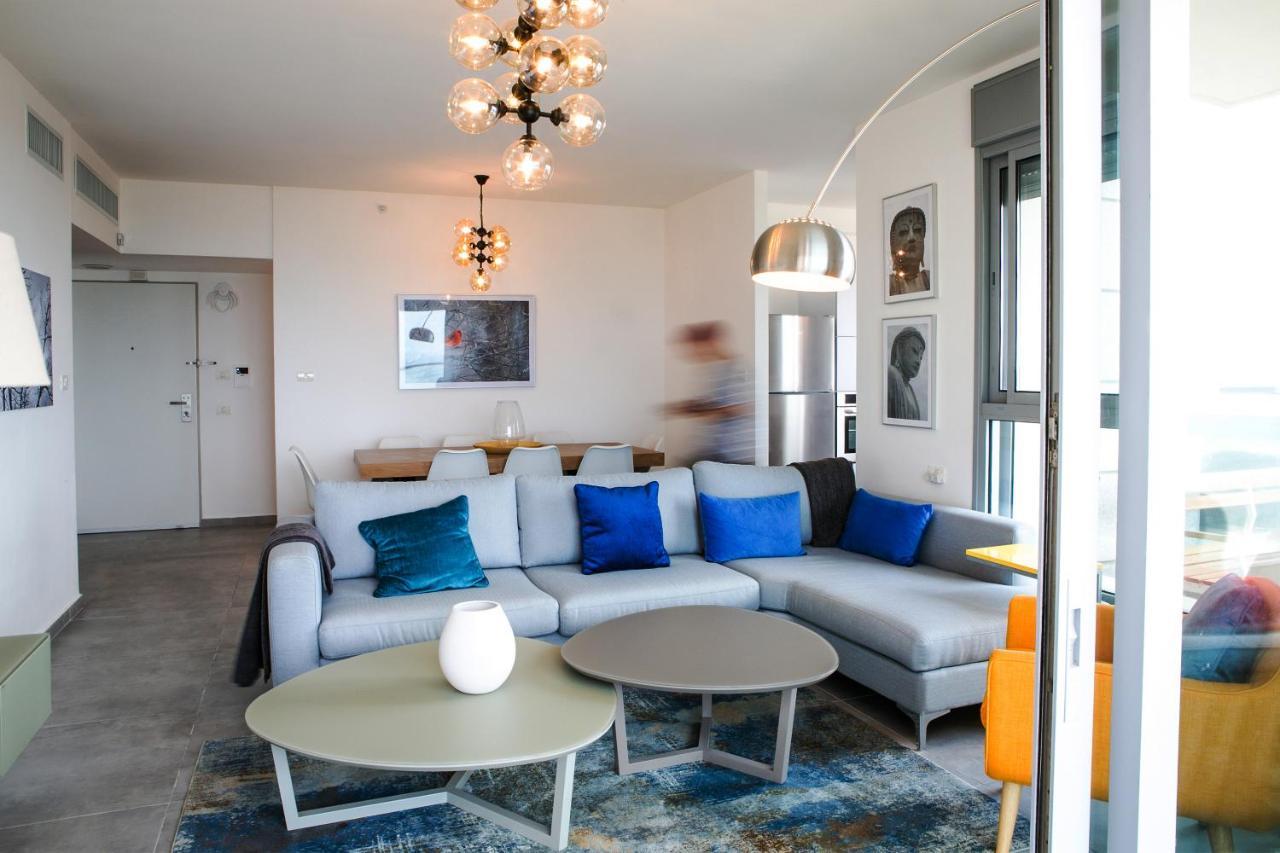 Amazing Sea View, Steps To Beach, Near Tel-Aviv Bat Yam Bagian luar foto